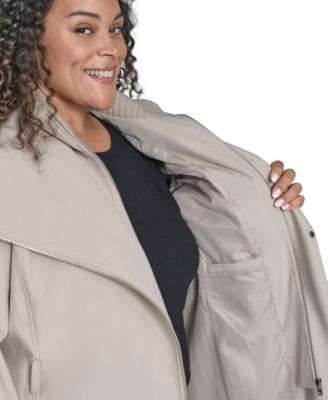 Plus Size Belted Long-Sleeve Wrap Coat, Created for Macy's