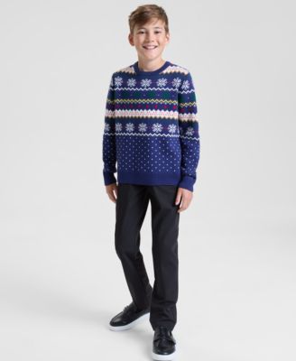 Boys Fair Isle Sweater, Macy's Exclusive
