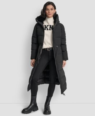 Women's Hooded Anorak Maxi Puffer Coat