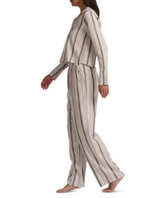 Women's Long Sleeve Top and High-Waist Pant Set