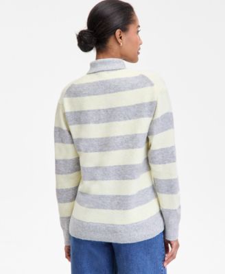 Women's Striped Rugby Sweater, Macy's Exclusive