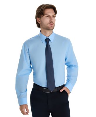 Men's Regular Fit Solid Dress Shirt, Macy's Exclusive
