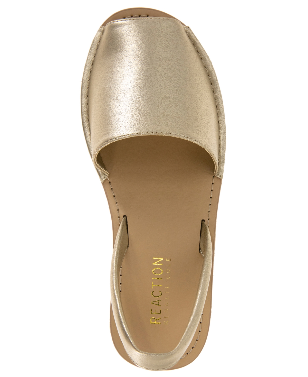 Kenneth Cole Reaction Women's Fine Glass Wedge Sandals In Gold