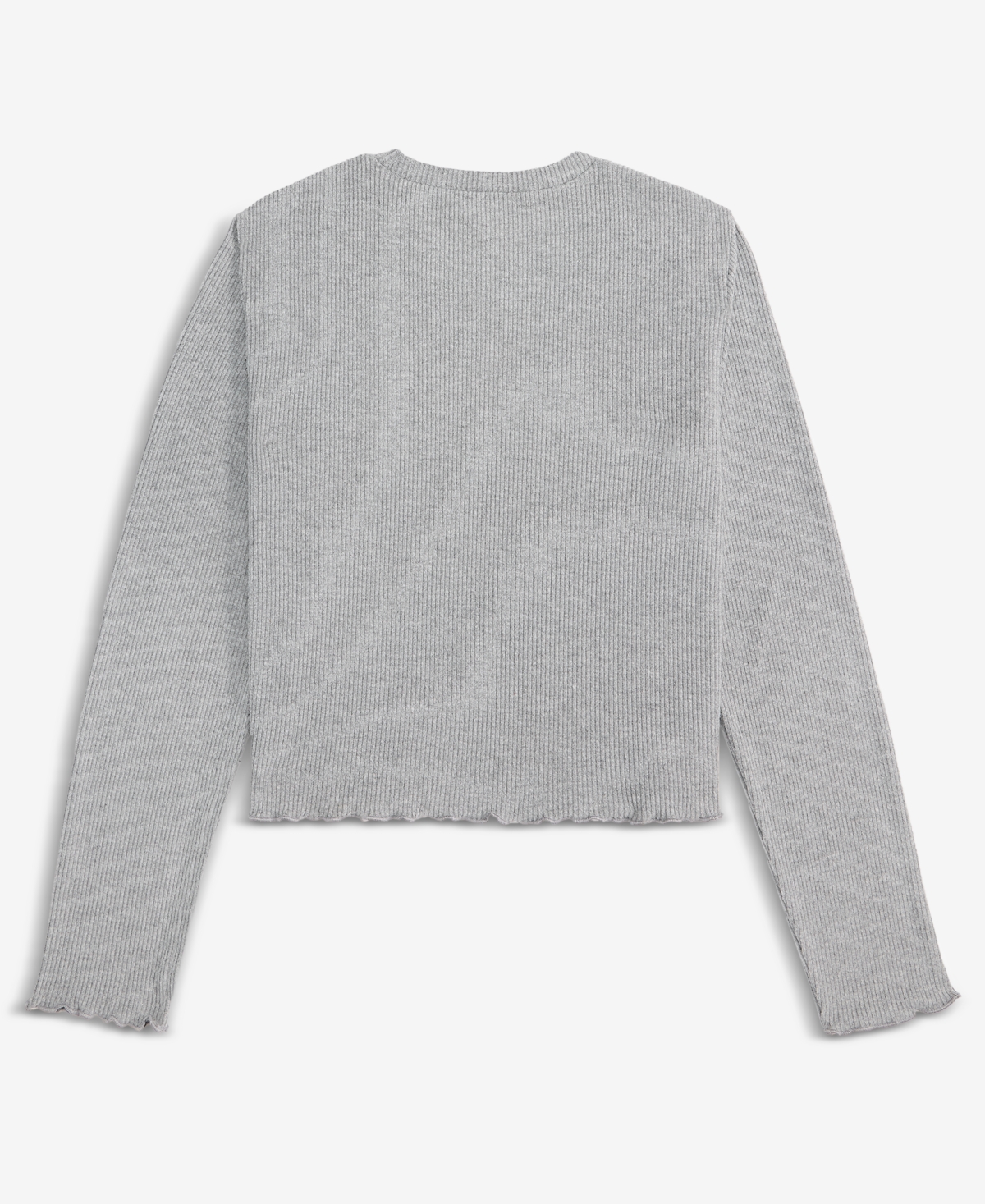 With Jules Girls 7-16 Lettuce-Edge Embroidered-Bow T-Shirt