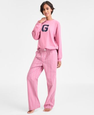 Women's French Terry Crewneck Pajama Top