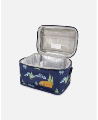 Boy Lunch Box Navy Animal Print - Toddler|Child