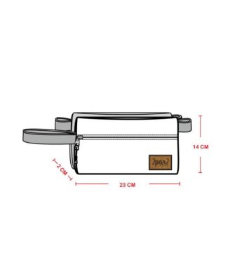 Girl Double Pencil Case Navy Unicorn Print - Toddler|Child