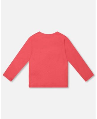 Girl Cotton T-Shirt Red with Mini Apples - Toddler|Child