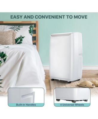 14,000 BTU Portable Air Conditioner - Efficient Cooling for Rooms up to 750 Sq. Ft, Comes with Window Vent Kit & Remote, Space-Saving Design