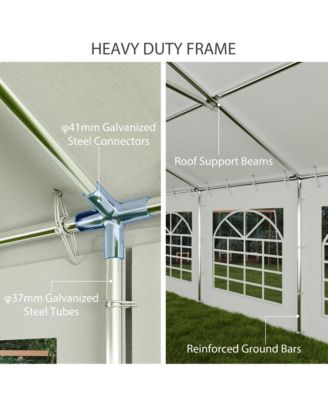 20' x 40' Large Party Tent with Removable Window Sidewalls