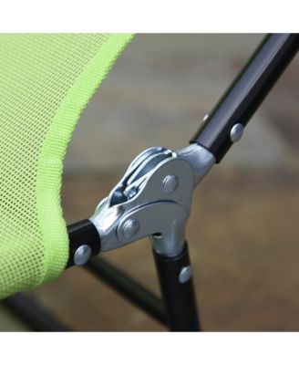 Foldable Reclining Pool & Beach Chair w/ Pillow,