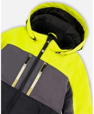 Boy Two-Piece Teknik Snowsuit Colorblocked Light Khaki Green - Toddler|Child