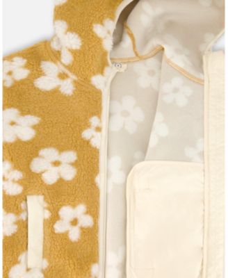 Girl Mid-Season Sherpa Jacket Light Beige - Toddler|Child