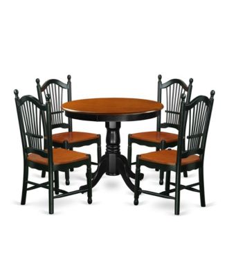 Dining Room Set Black & Cherry