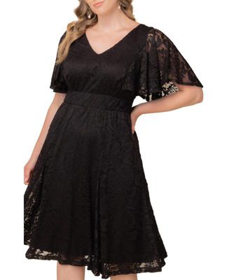 Plus Size Camille Lace Cocktail Dress