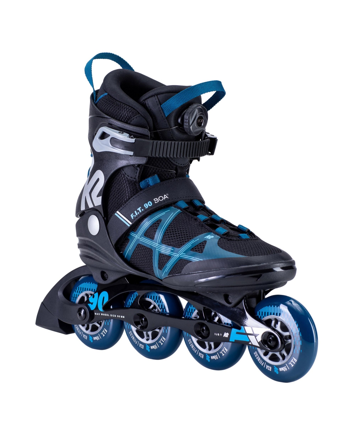 F.i.t. 90 Boa Mens Inline Skates - Black/blue
