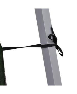 10' x 10' Pop Up Canopy with Screen Net Sidewalls, Green