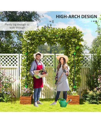 8 FT Tall Tomato Cage, Metal Garden Trellis for Climbing Plants