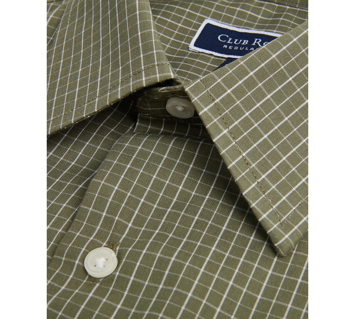 Club Room Men's Promo Regular Fit Micro Check Dress Shirt, Macy's Exclusive