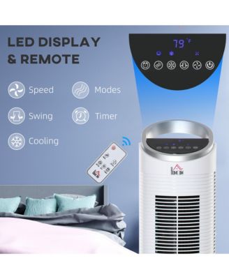 Portable Air Cooler, Evaporative Ice Cooling Fan Humidifier Unit w/ RC