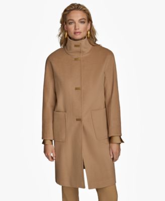 Women's Stand-Collar Single-Breasted Coat