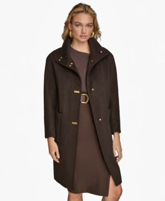 Women's Stand-Collar Single-Breasted Coat