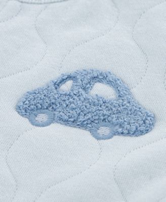 Baby Boy Short Sleeve Bodysuit, Cardigan and Pant, 3-Piece Set