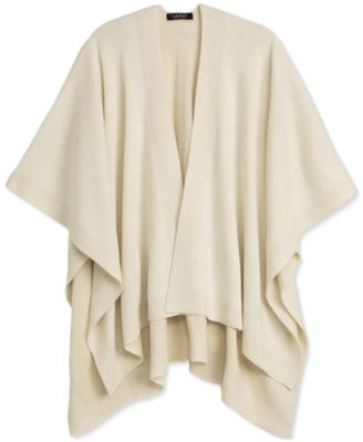 Ruana with Shine Border