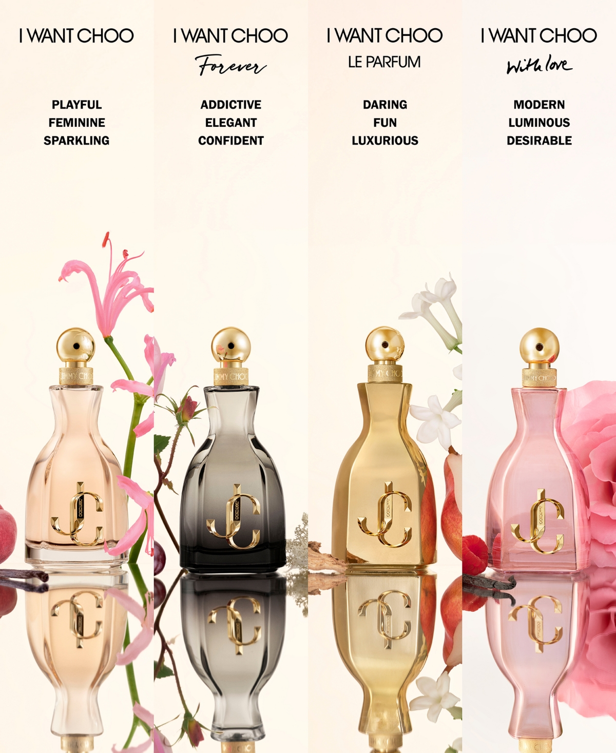 Jimmy Choo I Want Choo With Love Eau De Parfum, 2 Oz. In Transparent