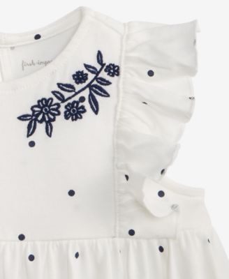 Baby Girls Pin-Dot Skirted Sunsuit, Macy's Exclusive
