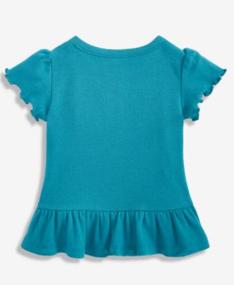 Baby Girls Mix and Match Short-Sleeve Solid Rib T-Shirt, Macy's Exclusive