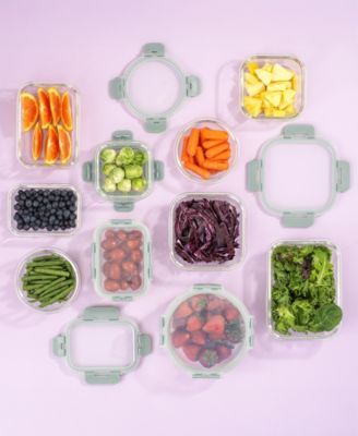 24-Pc. Glass Storage Containers with Lids