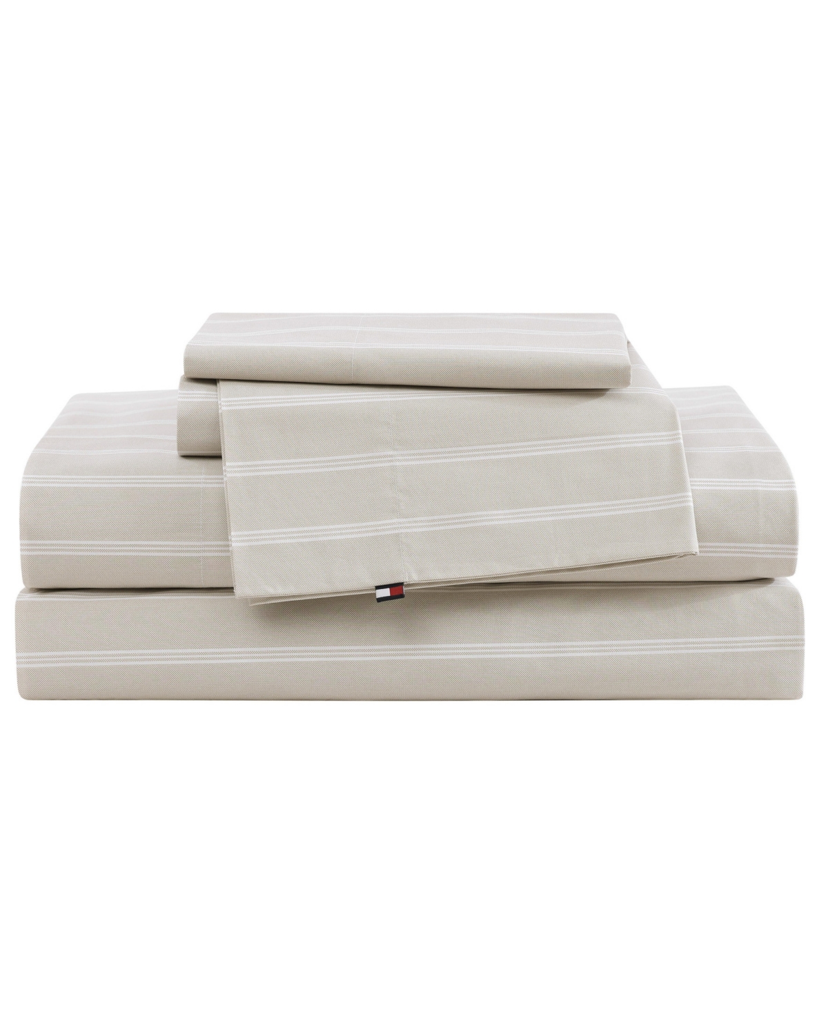 Tommy Hilfiger Printed 200-thread Count Cotton Percale 4-pc. Sheet Set, Queen