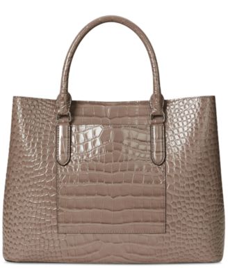 Marcy Large Embossed Satchel Bag