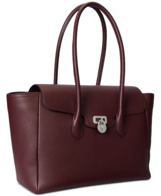 Pebbled Leather Extra-Large Tanner Satchel