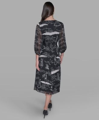 Women's Surplice Chiffon Shirtdress