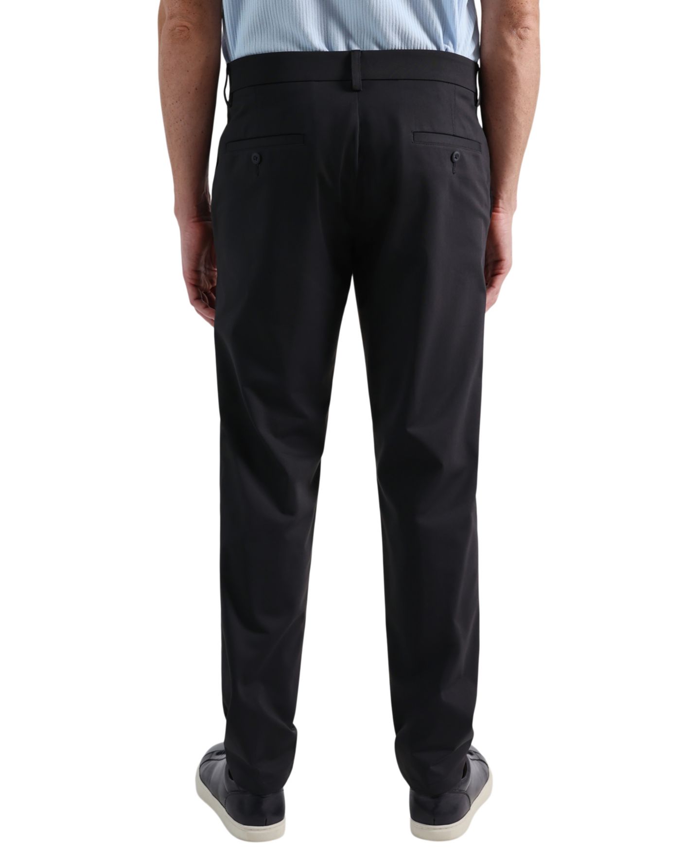 Мужские брюки Haggar Straight-Fit Sport Travel Performance Casual, цвет: Чёрный — фото 6