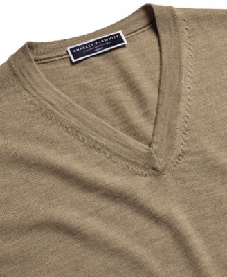 Men's V-Neck Regular-Fit Sweater