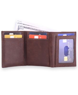 Men's Crackle Tri-Fold Wallet