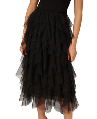 Women's One-Shoulder Midi Dress