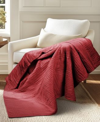 Cloud Waffle Textured Quilted Throw, 50" x 60"