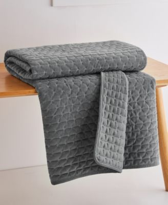 Velvet Stitch Reversible Quilted Throw, 50" x 60"