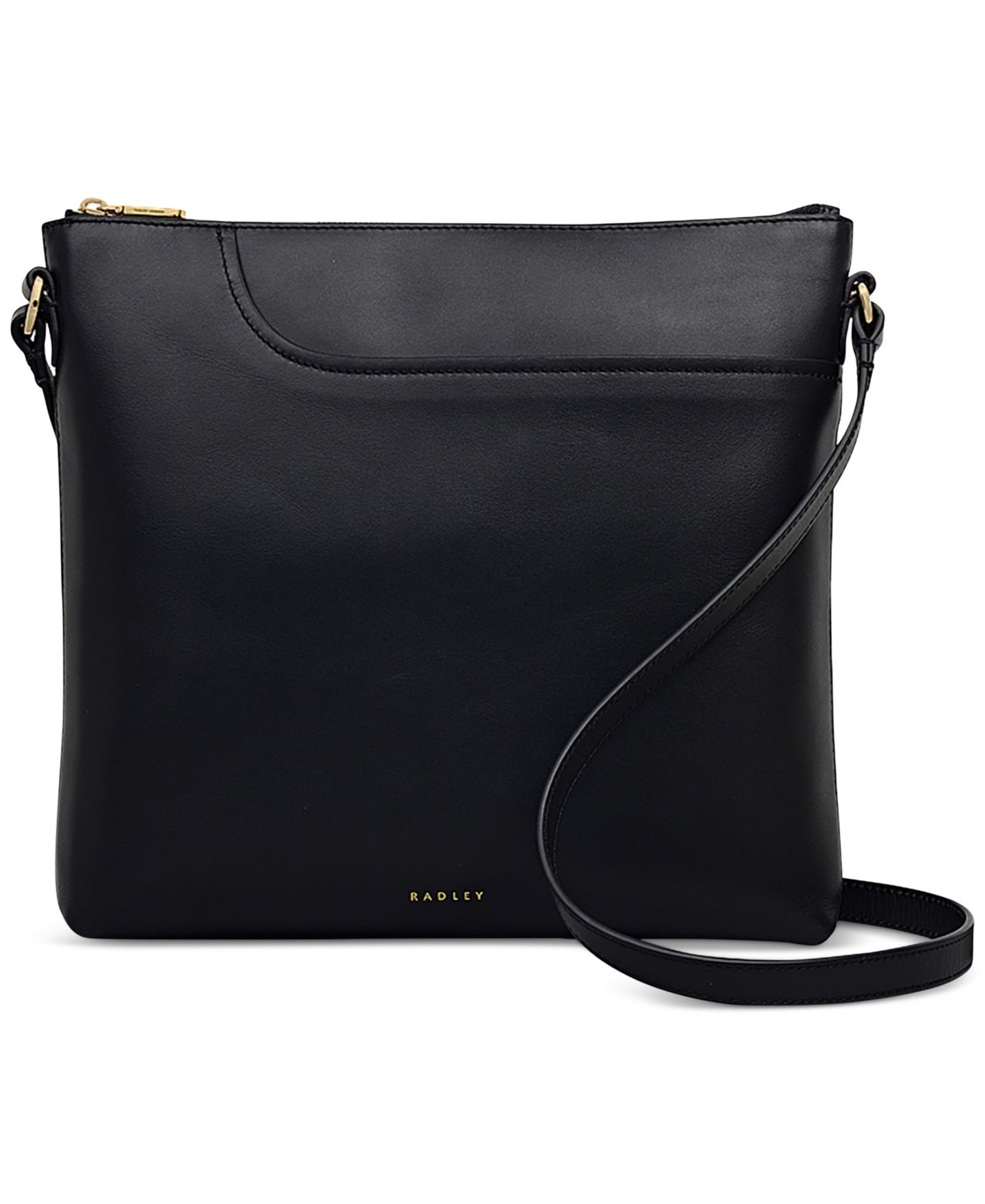 Женская сумка Radley London Pockets Large Leather Ziptop Crossbody, цвет: Чёрный — фото 1