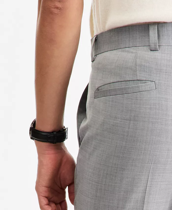 Men's Modern-Fit Dark Gray Suit Separates Pant - thumbnail 5