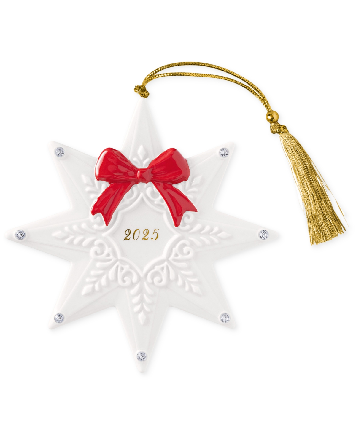 Villeroy & Boch 2025 Christmas Classics Annual Star Ornament In White
