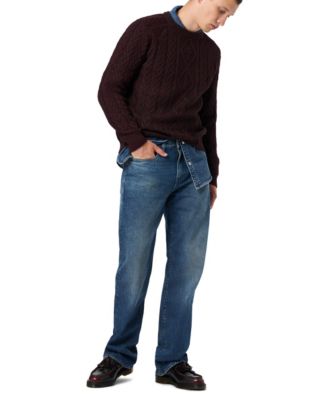 Men's Walder Solid Cable Knit Sweater