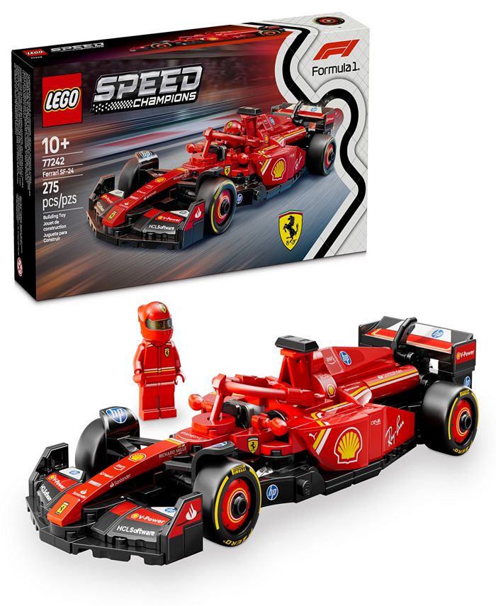 LEGO® Speed Champions Ferrari SF-24 F1 Race Car Building Set and Toy Driver 77242 - Multi - No Size