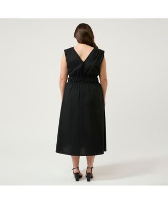 Allyssa Elasticated Midi Dress