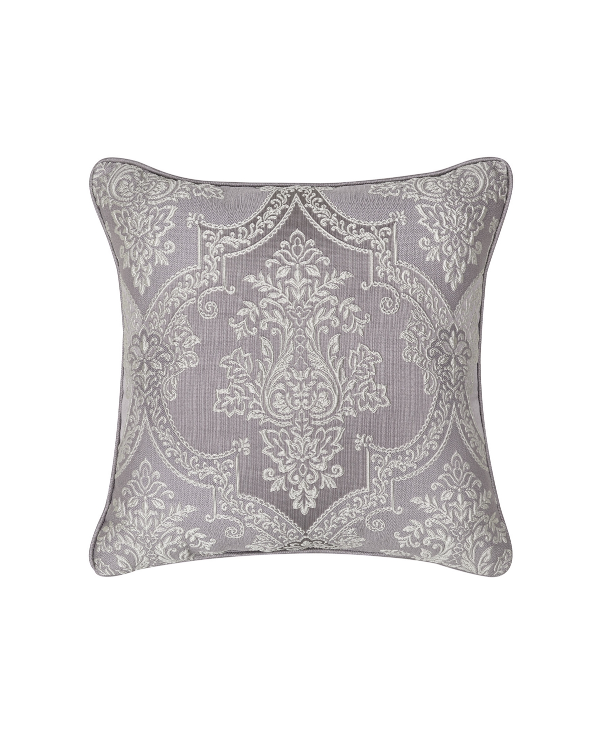 J Queen New York Mary Square Decorative Pillow, 20 X 20" In Purple