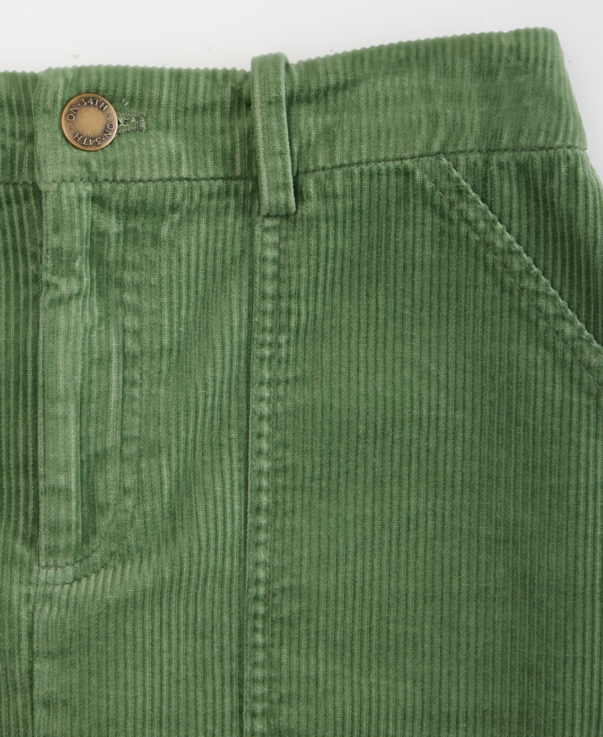 On 34th Women's Corduroy Mini Skirt, Macy's Exclusive